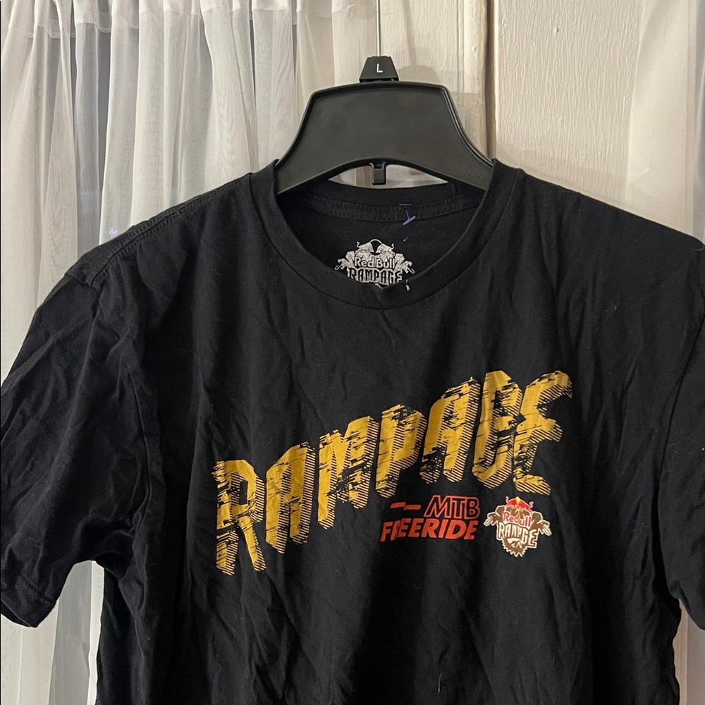 Red Bull Rampage freeride mountain biking event t-shirt Men’s Large Black